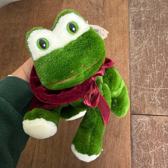 TY Beanie‎ Babies King 1993 NWT posable frog Stuffed animal Attic Treasures - Picture 7 of 9